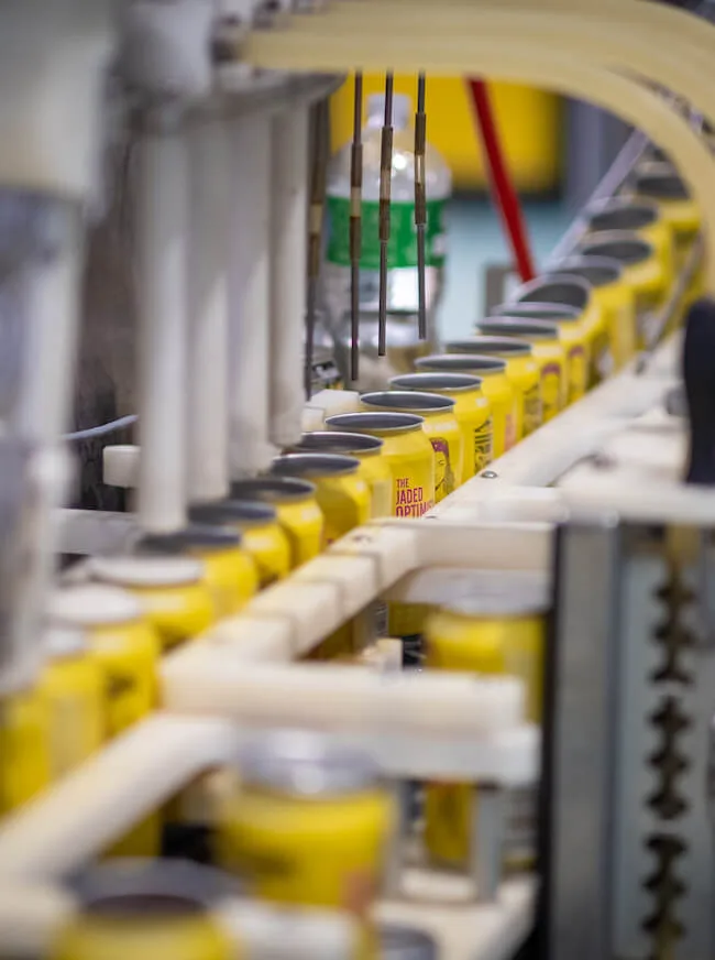 Siren Rock beer canning production line