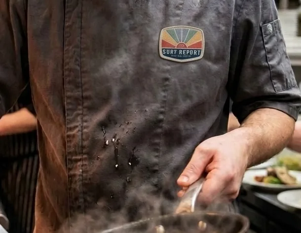 Surf Report logo branded merchandise